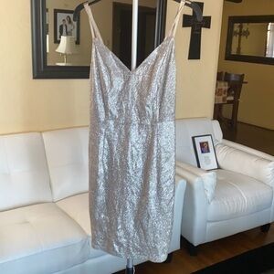 Beautiful silver dress